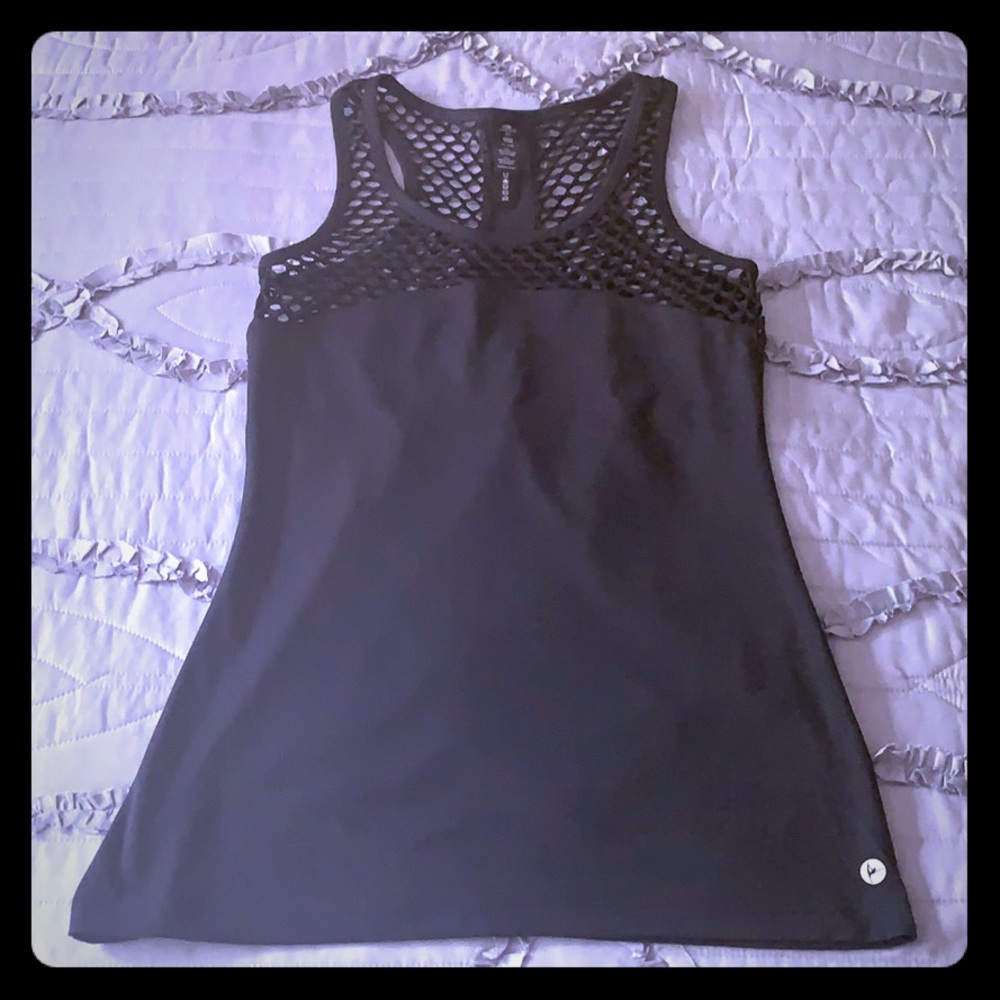 90 Degree Sleeveless Black Workout Top Size XS